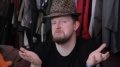 A leopard-print trilby. Worn in Holidays, Pants and Problems.