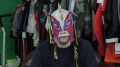 Mask impractical for wearing while reading the news. Worn in Runners, Sliders, Designers.