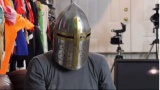 An extremely uncomfortable helmet. Used in Bad Cops & Strong Pops