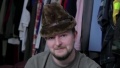 Furry brown fedora. Used in The Missing Toilet Paper